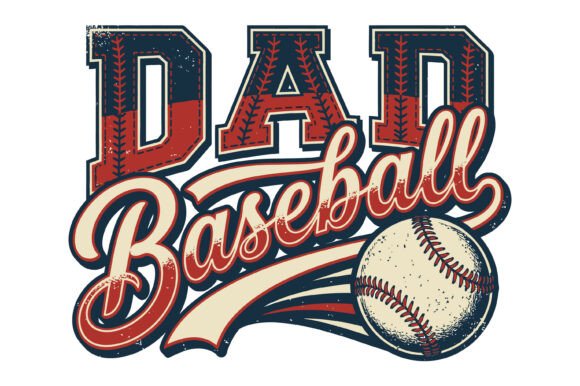 Dad Baseball Retro SVG Review