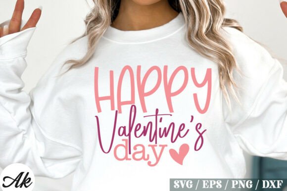 Happy Valentine’s Day Retro SVG Design